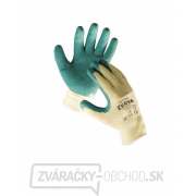 Pracovné rukavice DIPPER, latex na dlani a prstoch, veľ. 7  Náhľad