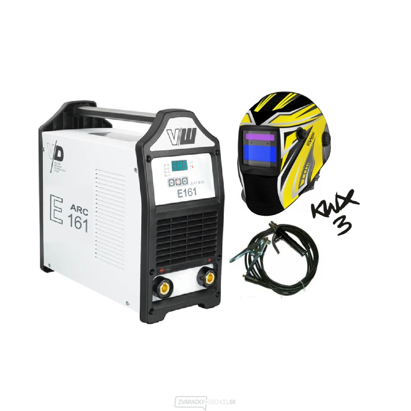 VECTOR DIGITAL E 161 g ARC + Zváracie káble + Kukla