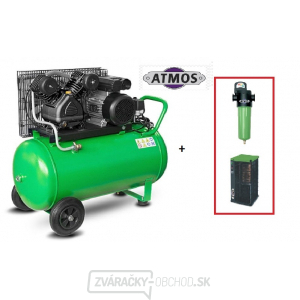 Kompresor Atmos Perfect line 2,2/90 + SF Priemyselný filter (F02) + Kondenzačná sušička (AHD31)