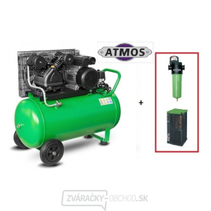 Kompresor Atmos Perfect line 3/200X + SF Priemyselný filter (F02) + Kondenzačná sušička (AHD31)