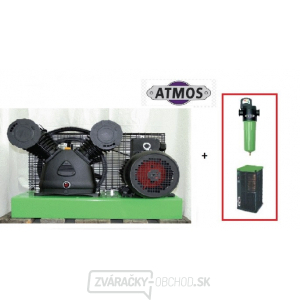 Kompresor Atmos Perfect 3 PFT + SF Priemyselný filter (F02) + Kondenzačná sušička (AHD31)