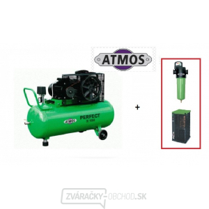 Kompresor Atmos Perfect 3/150 + SF Priemyselný filter (F02) + Kondenzačná sušička (AHD31)