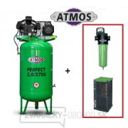 Kompresor Atmos Perfect 3/270S + SF Priemyselný filter (F02) + Kondenzačná sušička (AHD31) gallery main image