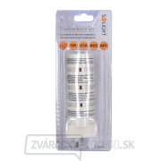 Solight cestovný adaptér, skladacie, biely Náhľad