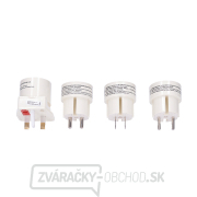 Solight cestovný adaptér, skladacie, biely Solight cestovný adaptér, skladacie, biely gallery main image