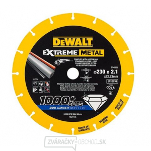 EXTREME METAL diamantový kotúč na rezanie kovu 230x22,23x2,1mm