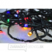 Solight LED vonkajšie vianočné reťaz, 200 LED, 20m, prívod 5m, 8 funkcií, časovač, IP44, viacfarebný gallery main image