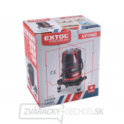 Laser červený líniový, krížový samonivelačné náhled