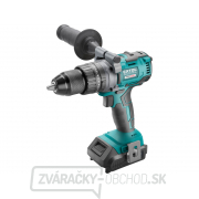 Aku vŕtací skrutkovač s príklepom EXTOL SHARE20V, BRUSHLESS, 20V Li-ion, 2000mAh náhled