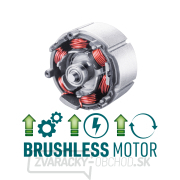 Aku vŕtací skrutkovač s príklepom EXTOL SHARE20V, BRUSHLESS, 20V Li-ion, 2000mAh Náhľad