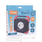 Reflector LED nabíjací s PowerBank, 2000L náhled