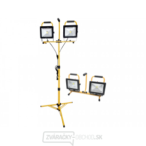 Reflektor LED, 2x2400lm, so stojanom 168cm Reflektor LED, 2x2400lm, so stojanom 168cm gallery main image