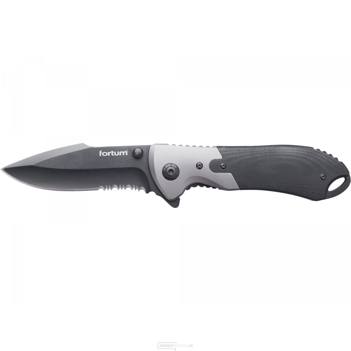 Nôž zatvárací, nerez, 207/120mm