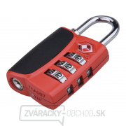Zámok kombinačný TSA s trojmiestnym kódom, 61x32x tl.14mm Zámok kombinačný TSA s trojmiestnym kódom, 61x32x tl.14mm gallery main image