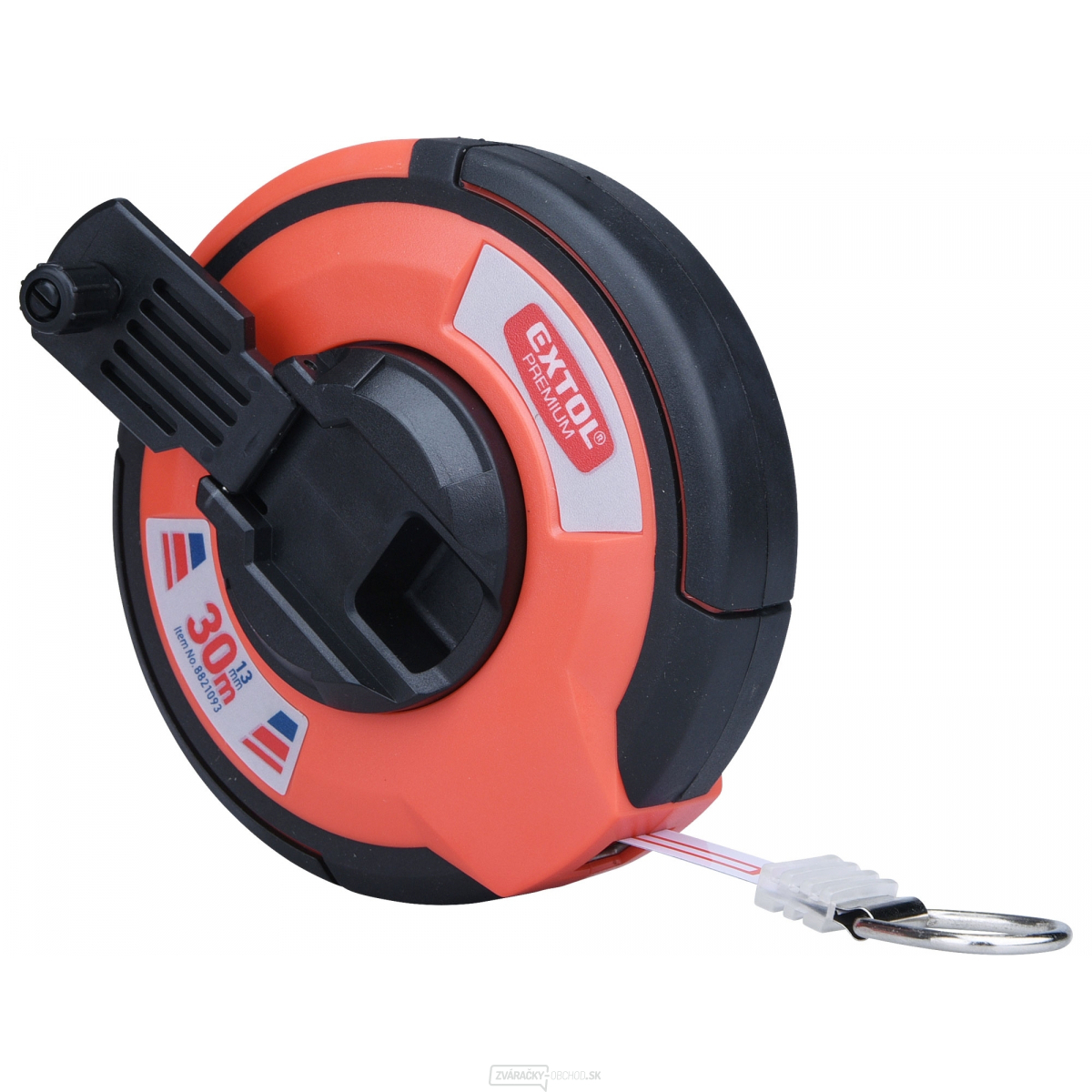 Pásmo oceľové, 30m, š. pásku 13mm