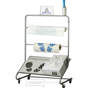Vozík pre uloženie ochranných povlakov, koberčekov, vakov SR960708 Vozík pre uloženie ochranných povlakov, koberčekov, vakov SR960708 gallery main image