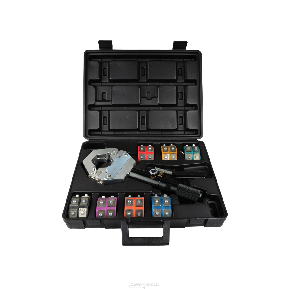 Hydraulická sada na krimpovanie hadíc klimatizací- GEKO G00905 Hydraulická sada na krimpovanie hadíc klimatizací- GEKO G00905 gallery main image