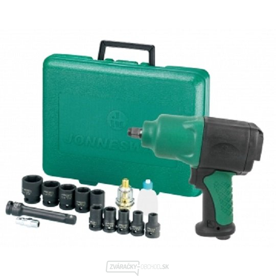 Pneumatický rázový uťahovák 1/2"1800 Nm, s príslušenstvom - JONNESWAY JAI-1114K