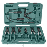 Kliešte na hadicové spony, rôzne druhy, sada 9 kusov - JONNESWAY AR060024A gallery main image