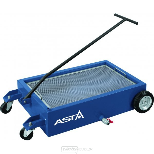 Záchytná vaňa na olej, pojazdná, objem 37 litrov