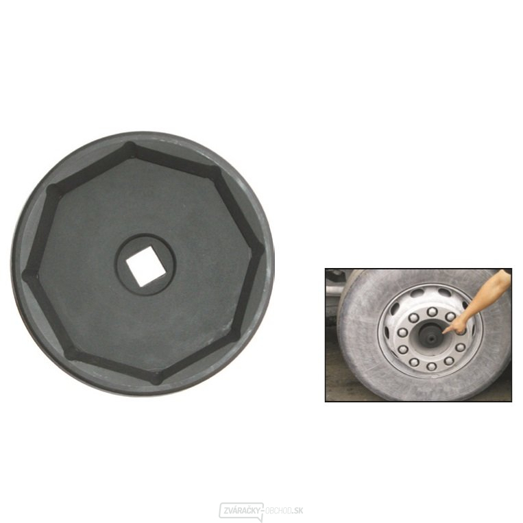 Kľúč úderový na náboj prednej nápravy VOLVO Trucks, 8hran 115mm, 3/4 Kľúč úderový na náboj prednej nápravy VOLVO Trucks, 8hran 115mm, 3/4