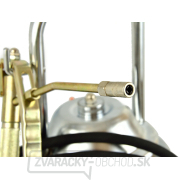 Maznice pneumatická, objem 12 litrov, hadice 4 metre, s pedálom, pojazdná náhled