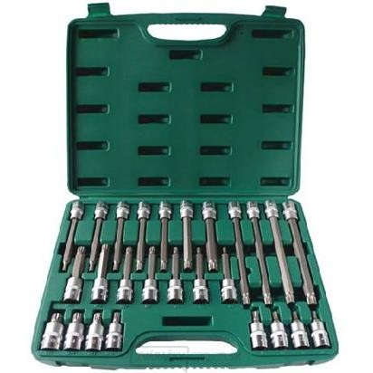 Sada hlavíc 1/2"XZN (Spline) 26ks - JONNESWAY S64H4126S