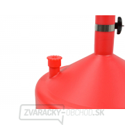 Pojazdná olejová nádrž, objem 30 litrov, nastaviteľná výška lievika 120 - 152 cm Náhľad