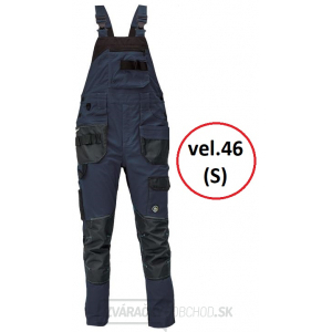 Pánske nohavice s trakmi DAYBORO - veľ.46 (tmavo modrá-čierna)