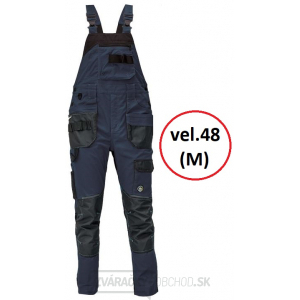 Pánske nohavice s trakmi DAYBORO - veľ.48 (tmavo modrá-čierna)
