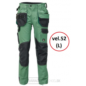 Pánske nohavice DAYBORO - vel.52 (machovo zelená-čierna)