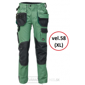 Pánske nohavice DAYBORO - vel.58 (machovo zelená-čierna)