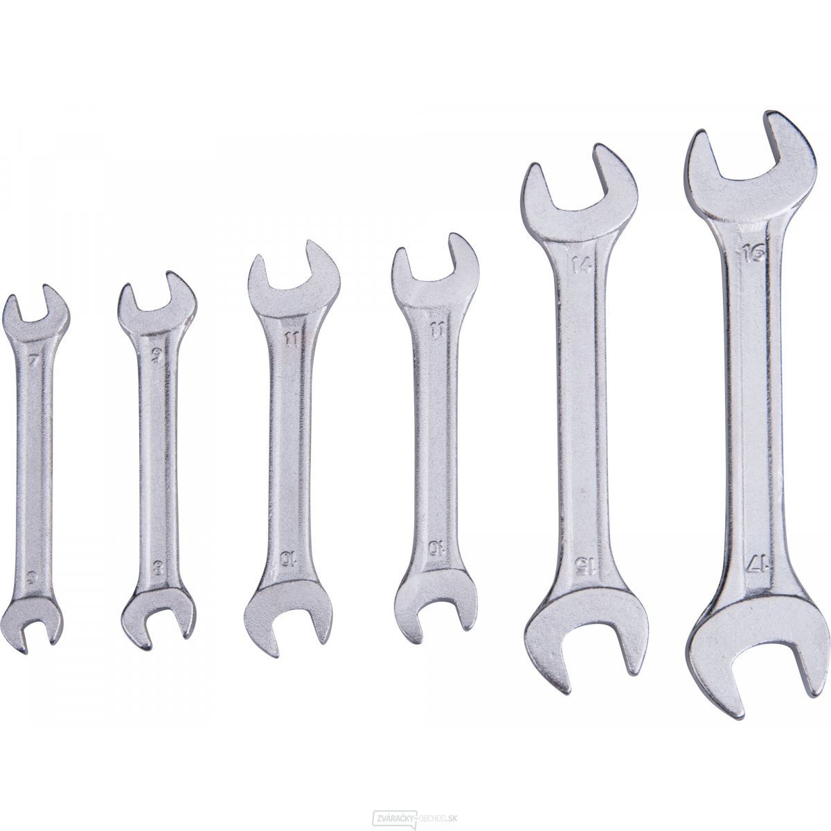 Sada stranových kľúčov 6ks, 6-17mm