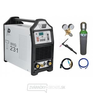 VECTOR DIGITAL T231 WIG + zváracie káble + Horák TIG s potenciometrom + ventil + Plná Argon fľaša VECTOR DIGITAL T231 WIG + zváracie káble + Horák TIG s potenciometrom + ventil + Plná Argon fľaša gallery main image