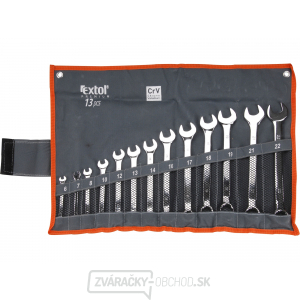 Očkoplochý kľúč, sada 13 ks Očkoplochý kľúč, sada 13 ks gallery main image