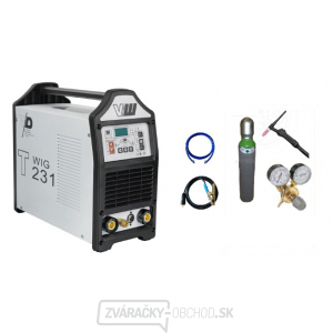 VECTOR DIGITAL V241 ACDC + zváracie káble + Horák TIG s potenciometrom + ventil + Plná Argon fľaša VECTOR DIGITAL V241 ACDC + zváracie káble + Horák TIG s potenciometrom + ventil + Plná Argon fľaša gallery main image