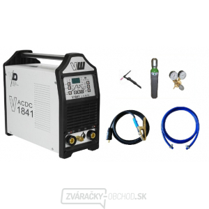 VECTOR DIGITAL V1841 ACDC + zváracie káble + Horák TIG s potenciometrom + Ventil + Plná Argon fľaša VECTOR DIGITAL V1841 ACDC + zváracie káble + Horák TIG s potenciometrom + Ventil + Plná Argon fľaša gallery main image