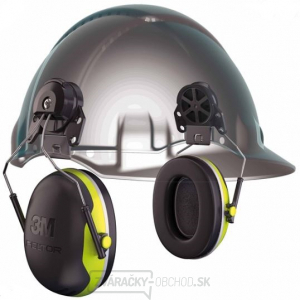 Chránič sluchu 3M PELTOR X4P3 s upevnením na ochrannú prilbu (32 dB SNR)