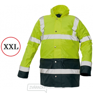 Reflexná zimná nepremokavá bunda Sefton HV - vel.XXL (žltá/navy)