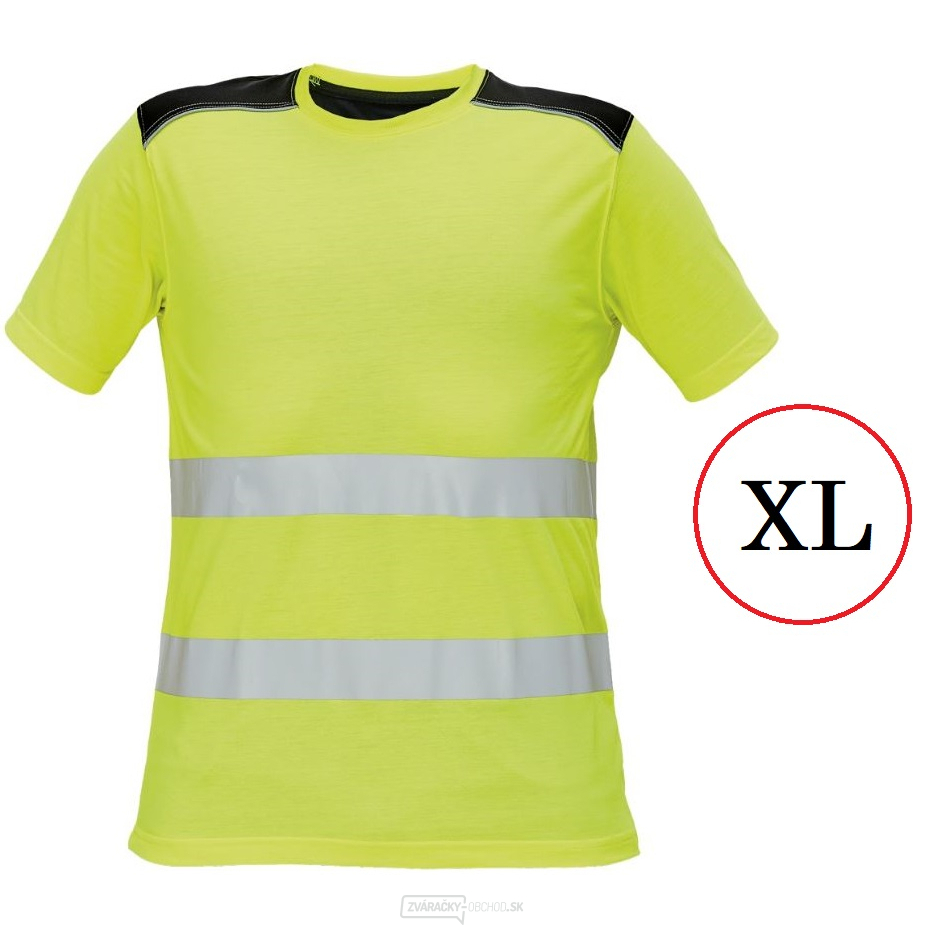 Pánske tričko KNOXFIELD HI-VIS - vel.XL (žltá)