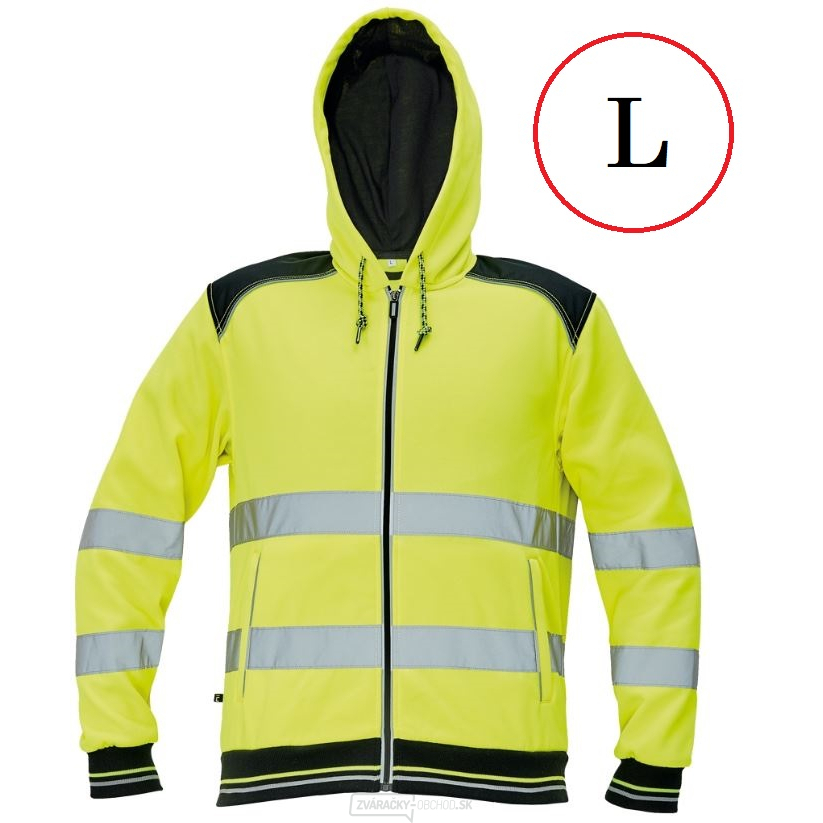 Reflexné mikina KNOXFIELD v HI-VIS - vel.L (žltá)