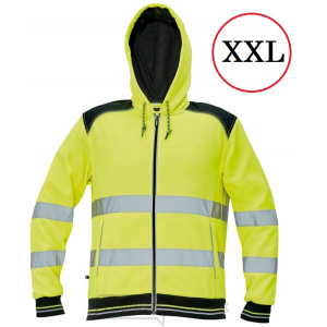 Reflexné mikina KNOXFIELD v HI-VIS - vel.XXL (žltá)