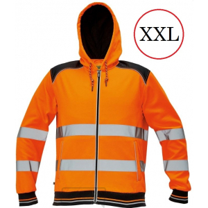 Reflexné mikina KNOXFIELD v HI-VIS - vel.XXL (oranžová)