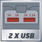 USB adaptér TE-CP 18 Li Einhell Expert Plus Náhľad