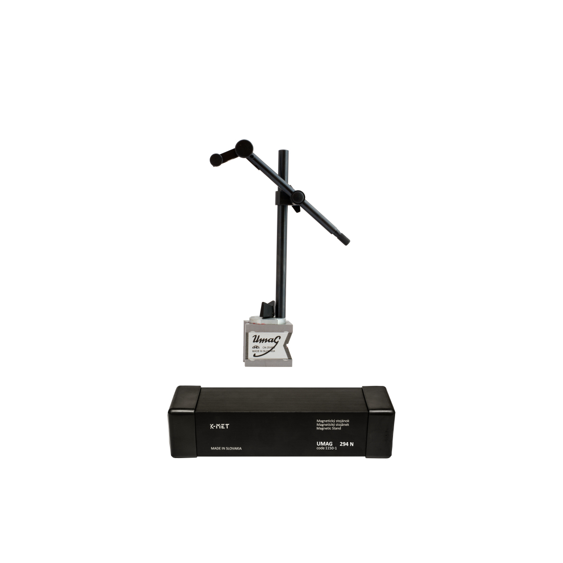 E-shop KINEX/K-MET Stojanček magnetický KINEX PN 25 1858.1, 294N, v luxusnom hliníkovom obale 1150-1