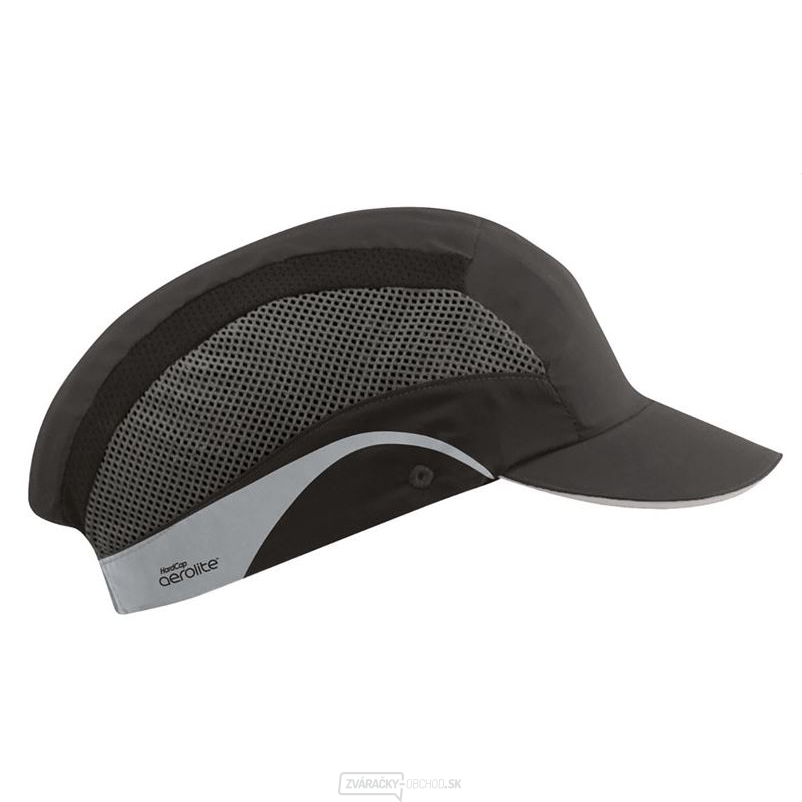 Čiapka HARDCAP Aerolite s vnútornou výstuhou - dĺžka šiltu 5 cm (čierna)