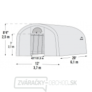 Náhradné plachta pre fóliovník SHELTERLOGIC 3,7x6,1 m (70592EU) Náhľad
