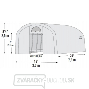 Náhradná plachta pre fóliovník SHELTERLOGIC 3,7x7,3 m (70593EU) Náhľad