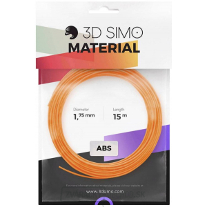 Sada Vlákien pre 3D Tlačiarne 3D Simo ABS - oranžová, čierna, biela (1.75mm)