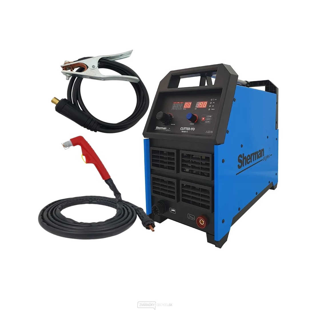 Sherman Cutter 90 Plazma + Horák + Zemnící Káble + Plynová hadica